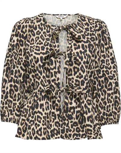 Only - ONLRanina Bow Bluse - Peyote